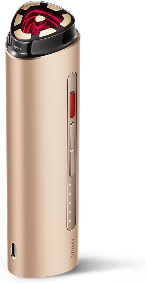 AMIRO R3 Turbo Facial Device, Precision Firming and Fine Line Smoothing Tool Bundle with Preparation Gel 70ml