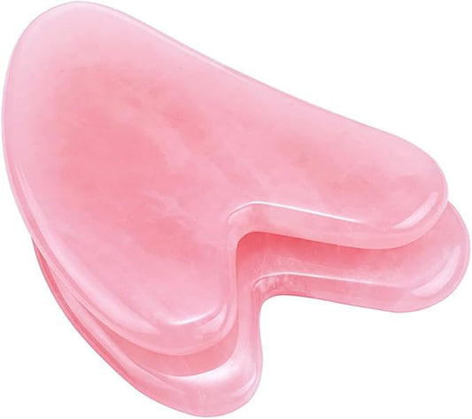 2pcs face gua sha Board Set, gua sha Jade Manual Massage Stick for face and Body, for Sculpting jaw line and eliminating Puffiness Relieving Tension Redness Daily Skincare, Men Women self Care Gifts