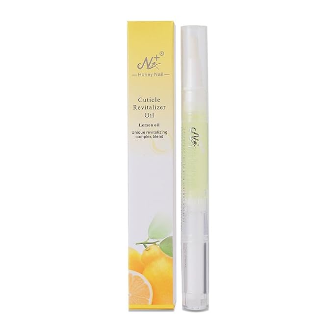Natural Nail Growth Oil,Nail Growth Oil Pen,Cuticle Oil, Natural Growth Serum For Nails Moisturize -For Growth And Strength, Nail Strengthener For Damaged Nails (Lemon oil, 0.18 / Fl Oz)