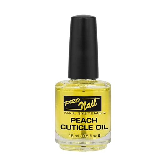 PRO NAIL - Cuticle Revitalizing Oil for Nails, Peach, 0.5 Oz - Professional Strength, Pedicure and Manicure - Moisturizes and Strengthens Nails and Cuticles - Soothing and Nourishing