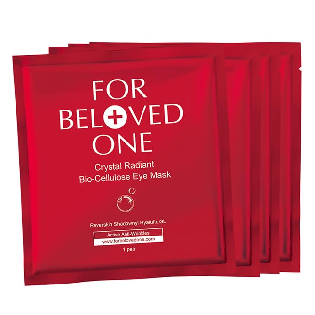 Crystal Radiant Bio-Cellulose Eye Mask(4 Pairs)