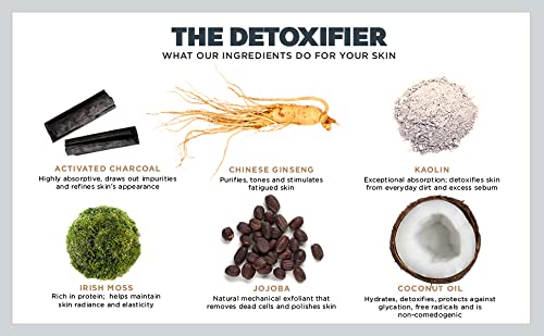 The Detoxifier with Charcoal+, Mask + Scrub, Refill Pod, 2.5 oz