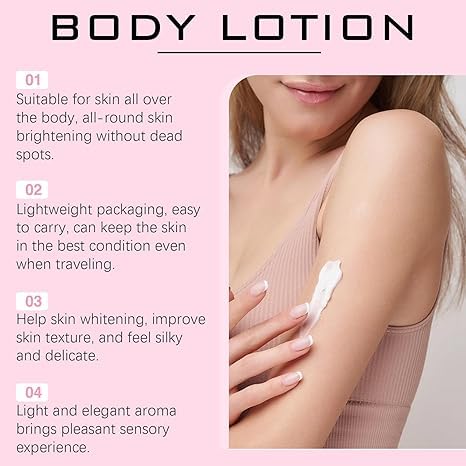 Glutathione 50x Tone Up Body Lotion, 2 Pack Moisturizing, Hydration and Nourishing, Soft Skin All Over Body Scented Body Lotion for Women (2 Packs)