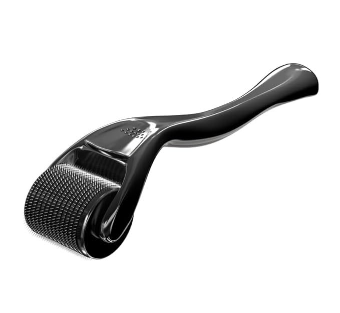 Derma Roller Beard Roller Microneedling Micro Needles Skin Face Roller 540 Stainless Steel for Hair Beard Facial Skin Face 540 Home Use with Storage Case