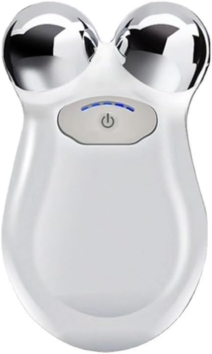 Microcurrent Facial Device,Enhances The Ability to Lift The Face and Tighten The Skin,Facial Wrinkle Equipment，White