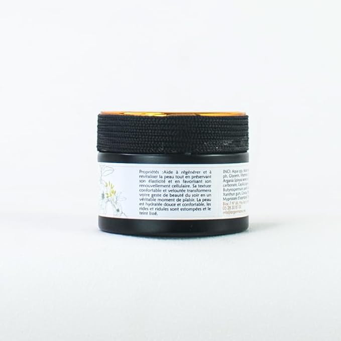 Crème de Nuit - Tigontaf Argan Night Cream - Before Sleep Face Skin Care cream - Moroccan Argan & Shea Butter – Intense Night Repair Moisturizer – Deep Nourishment While You Sleep - 50g /1.7oz