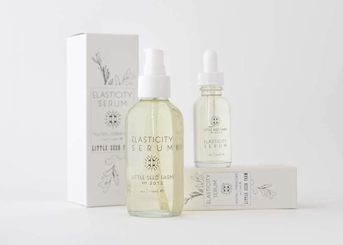 Little Seed Farm Elasticity Serum - Skin Care Toning and Firming Face Serum - Net Wt. 4 fl oz