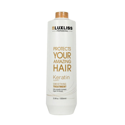 Keratin Smoothing Treatment and Keratin Daily Care Shampoo & Conditioner Set Professional Results Straightens and Smooths Repair Hair