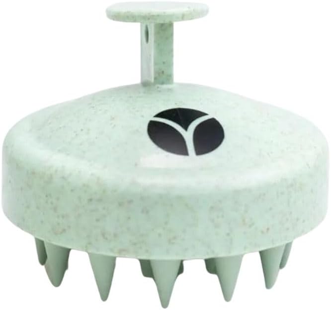 Yobee Scalp Massager - Gentle Head Massager with Soft Silicone Bristles - for Removing Dandruff & Buildup & Promoting Hair Growth - Exfoliator & Stress Relief Scalp Scrubber for All Hair Types