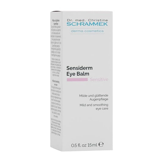Schrammek Sensiderm Eye Balm – Intensive Care for Dark Circles, Puffiness, and Crow’s Feet – Gentle Formula with Eyebright and Centella Asiatica – Smooths and Hydrates – Dr