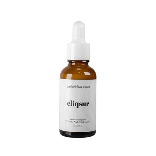 Antioxidant Serum - with Ferulic Acid, Resveratrol & Aspalathus Linearis - Vitamin C for Face - Brighten Complexions & Protect Skin's Surface
