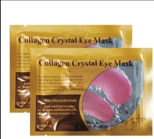 10pc Moisturizing Pink Eye Mask Collagen Eye Patch Crystal Eye Patch Moisturizing (Pink)