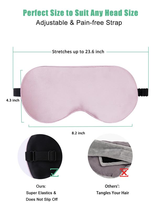 BeeVines Gel Eye Masks & Silk Sleep Mask