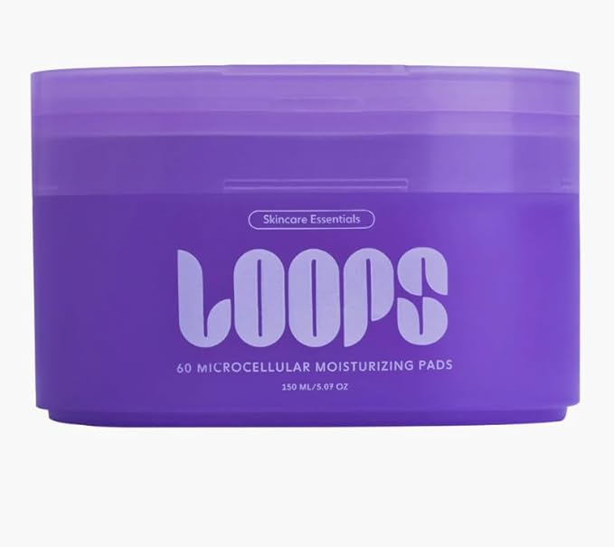 LOOPS MicroCellular Moisturizer Korean Skincare - Nourish, Replenish, and Rebalance - Collagen Boosting, Restoring, Moisturizing Skin Care - Pre-soaked Veocell Embo Pad - Anti-Aging Face Moisturizer