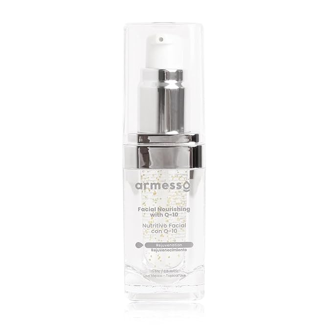 Armesso - Facial Nutritive Serum With Q10, Moisturize Skin and Improve the Appearance of Fine Lines and Wrinkles, Q10 for Anti Aging effect, long-lasting hydration and youthful skin - 0.5 Oz (15 Ml)