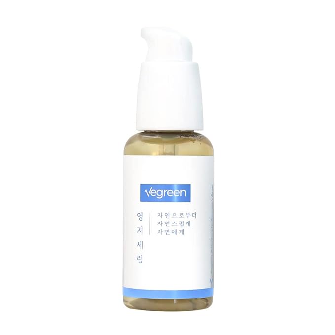 VEGREEN Skin Barrier Reishi Face Serum Skin Barrier Repair Moisturizer | Korean Hydrating Serum w/Mushroom Extracts & Lactobacillus Ferment | Glass Skin Serum for Face for All Skin Types 1.69 fl oz