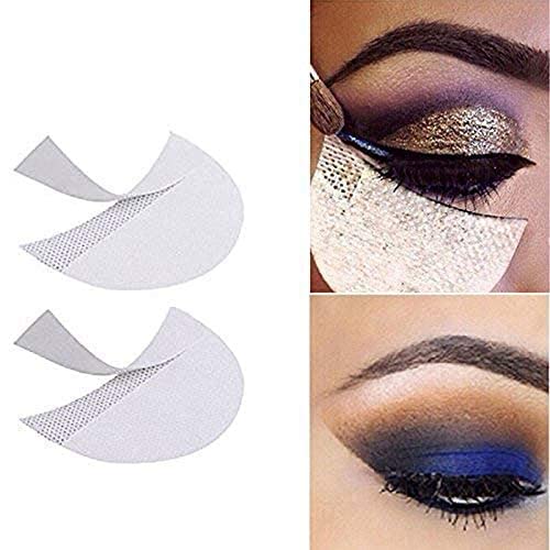 KOLIGHT Pack of 100pcs Professional Disposable Eyeshadow Shield Under Pad Patches For Eyelash Extensions Lip Makeup Protection