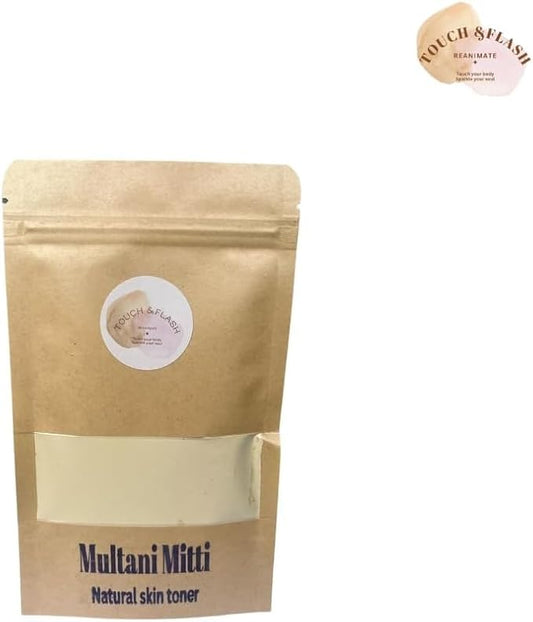 Multani Mitti Natural Skin Toner Earth Clay 100% Pure Bentonite Clay Cleanse The Skin | Helps Removing Dead Skin Cells | Supports Blood Circulation