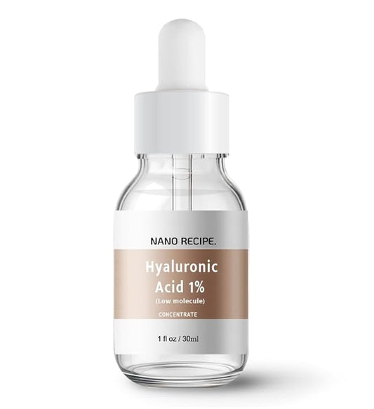 Korean Low Molecular Hyaluronic Acid Just Add A Few Drops DIY Cosmetic Skin Care Ingredient Hydrating Moisturizing Wrinkle Plumping Serum 30ml