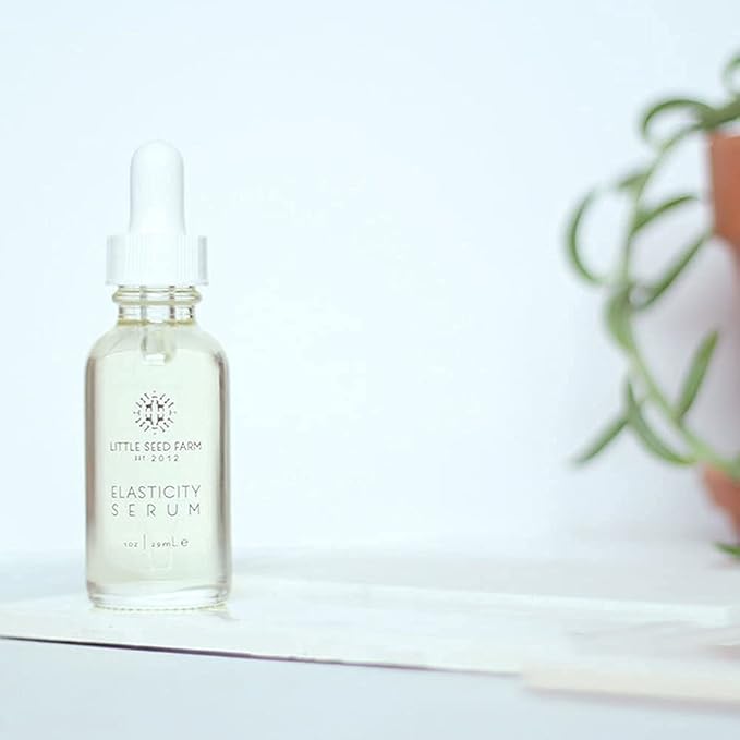 Little Seed Farm Serum Bundle - Antioxidant + Elasticity - Skin Toning and Firming Serums - Facial Serums for Dry & Aging Skin