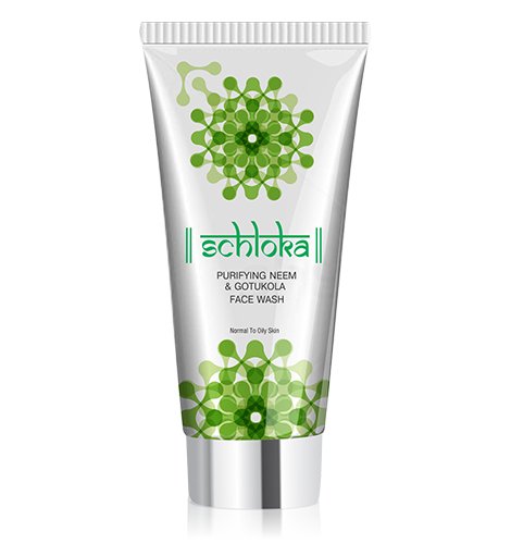 Schloka Purifying Neem & Gotukola Face Wash (60ml)