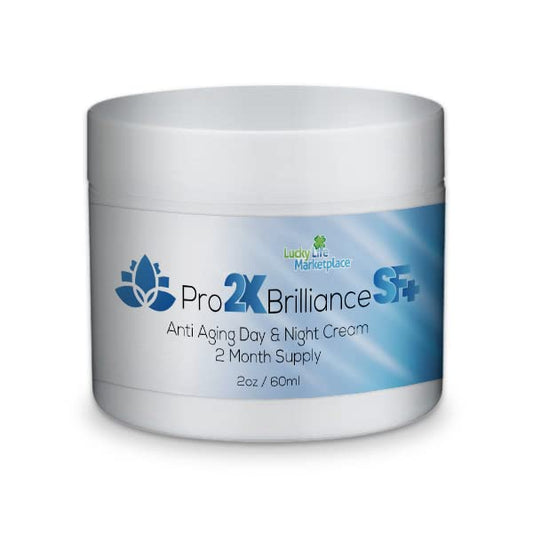 Pro 2x Brilliance SF + Cream - Anti Aging Day & Night Cream - 2 Month Supply - Skin Firming Face Cream - Reduce Wrinkles Appearance - Promote Long-Lasting Hydration - Help Improve Uneven Skin Tone