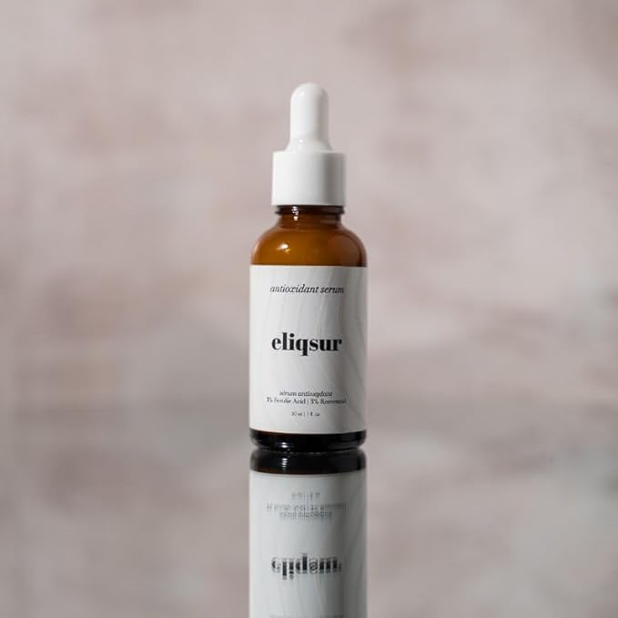 Antioxidant Serum - with Ferulic Acid, Resveratrol & Aspalathus Linearis - Vitamin C for Face - Brighten Complexions & Protect Skin's Surface