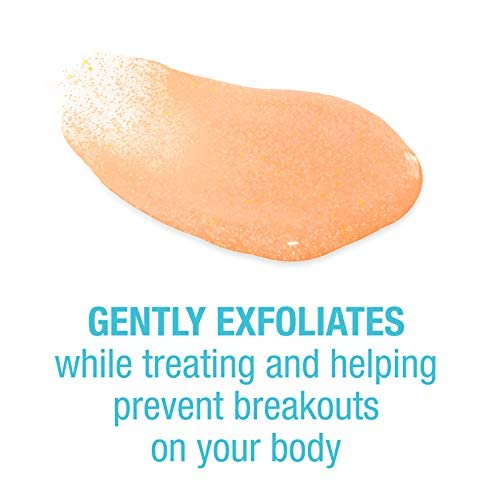 Neutrogena Body Clear Oil Free Acne Body Scrub with Salicylic Acid Acne Treatment Medicine, Exfoliating Salicylic Acid Body Wash to Treat Acne on Back, Chest, and Shoulders, 8.5 fl. oz