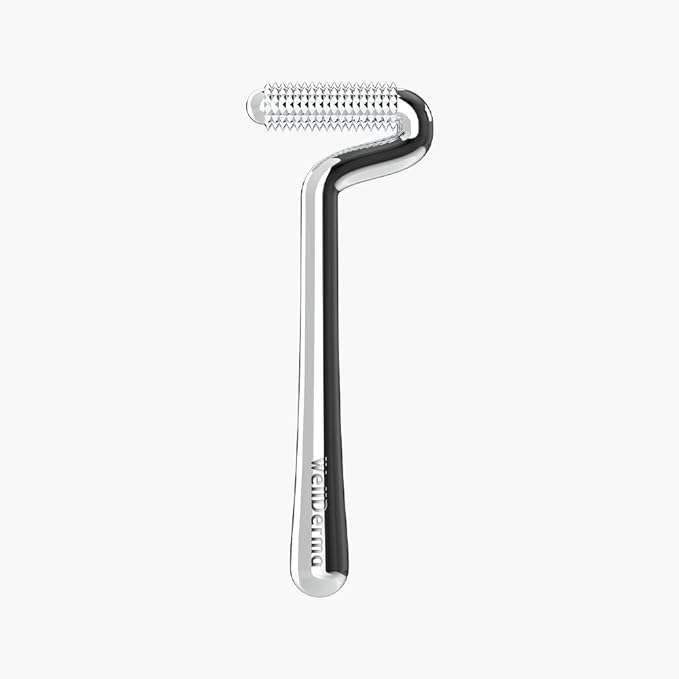 WELLDERMA Face Lifting Roller l Stainless Steel Face Roller - Face and Eye Roller, Metal Face Roller to Help Reduce Puffiness, Cooling Stainless Steel Facial Roller Massager