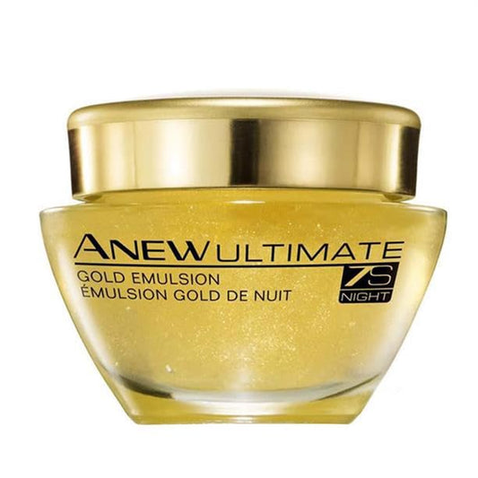 AVON Anew Gold Emulsion Night Cream l 1-Pack (1.7 fl. oz. Each) | Advanced Skin Renewal Formula