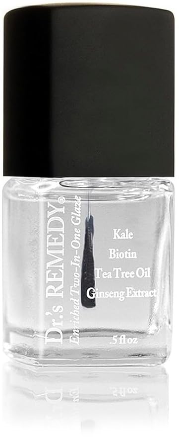 Dr.'s Remedy 4 Pack Nail Polish Treatment Kit, Start To Finish Kit With Total Two-in-One, RADIANT Remover, Therapeutic Cuticle Oil and CLARITY Coral