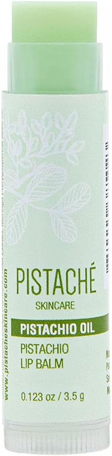 Pistaché Skincare Pistachio Oil Lip Balm + Hydrates + Plumps + Moisturizing and Nourishes + Antioxidant Protection