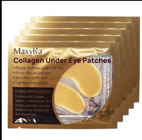 10pc Moisturizing 24k Gold Eye Mask Collagen Eye Patch Crystal Eye Patch Moisturizing