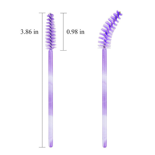 300 Disposable Mascara Wands Eyelash Brush Spoolies for Eye Lash Extension Eyelash Extension Supplies Makeup Tools Accessories (Color Mix)