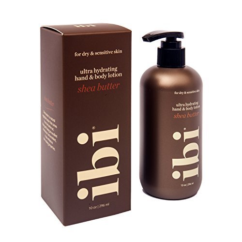 IBI Daily Moisturizing Lotion Hand and Body Lotion For Dry Skin Made In Korea, 1 Pump Bottle (Shea Butter, 10 oz-296ml)