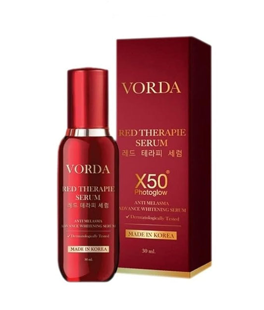 Vorda Red Therapie Serum Facial 30ml Made In Korea X50 Photoglow