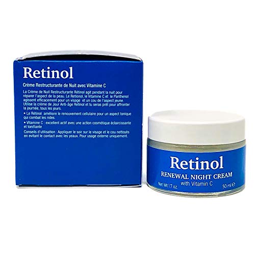 Delfanti Milano • RETINOL RENEWAL Night Face and Neck Cream • Moisturizer with Vitamin C • Made in Italy • 1.7 oz