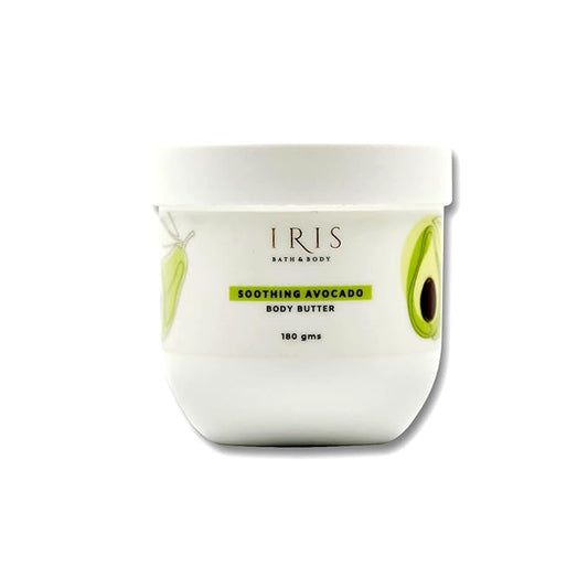 Iris Soothing Avocado Body Butter - Calm and Hydrate | Replenish Dry and Irritated Skin | 180g
