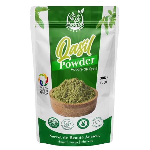 Jaunty Qasil Powder 30 grams - Authentic African | Plant Based Mask | Deep Cleansing | Beauty Secret | Ethically Sourced from Somalia All Skin Types