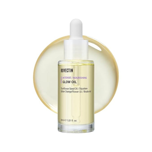 ROVECTIN Barrier Repair Face Oil - Neroli Oil, Antioxidant Anti-Aging Facial Oil | Fast Absorbing, Non-Greasy, Natural Glow for Dry and Sensitive Skin | Vegan, Korean Skincare (1 fl oz)