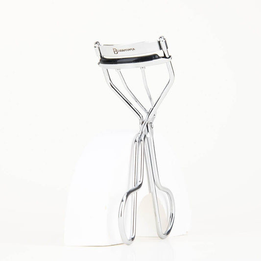 Eyelash Curlers and Tweezers for Every Eye Shape"" 2 in 1 Eyelash Curler and Tweezer Set for Instant Beauty"" Travel-Friendly and Easy to use, Silver