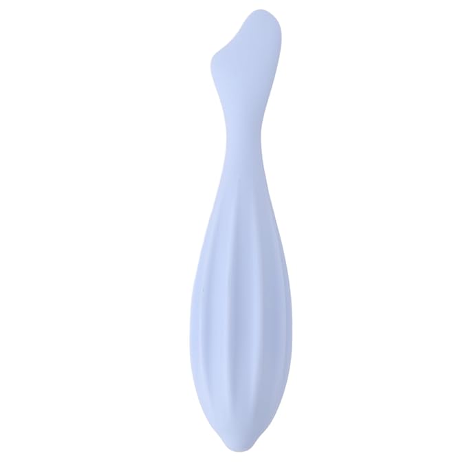 Silicone Facial Massage Roller Handheld Face Roller Massage for Promoting Circulation Face Eyes Blue