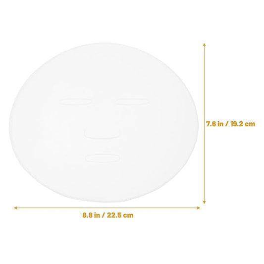 LEORX 2Pcs Face Mask Maker Plate Silicone Reusable Facemask Seaweed Mud Mask Making Mold Facial Care Makeup Tool for Women Lady