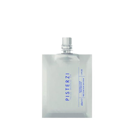 Italian Grooming Art Free Zone Mask and Scrub (Refill Pouch 45ml, 1.5, Fl Oz)