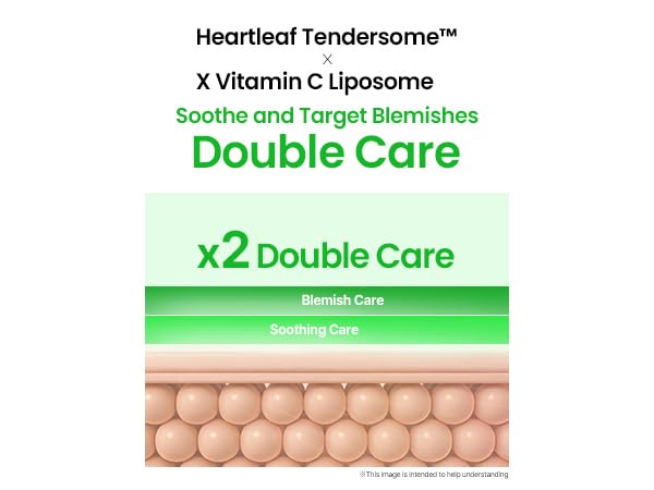 ILSO Heartleaf Tendersome Double Calming Ampoule, Ascorbic Acid, Niacinamide, Soothing serum