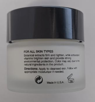 Jolie Vitamin C Night Cream, L-Ascorbic Acid Brightening Face & Neck Moisturizer With Ceramides