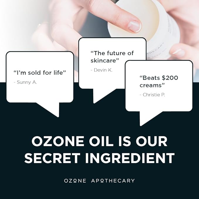 Ozonated Sunflower Oil | Organic Ozone Infused Natural Skin Care | Moisturizing and Cleansing for People and Pets