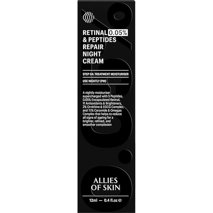 Allies of Skin Retinal 0.05% & Peptides Repair Night Cream Deluxe