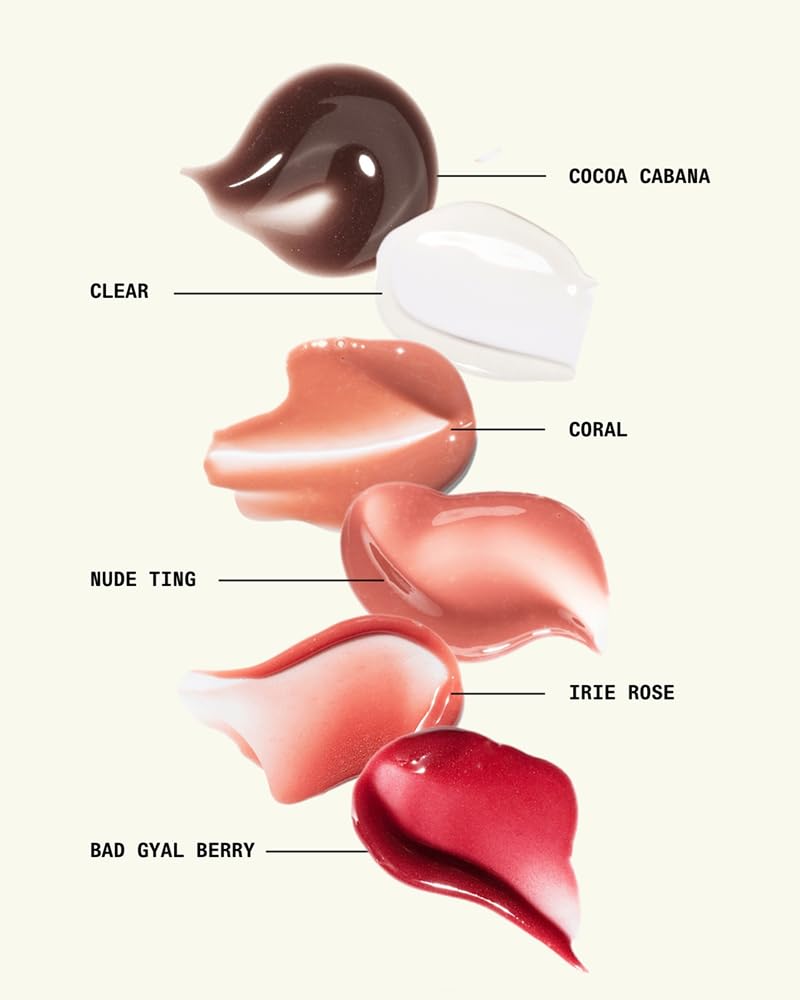 Cay Skin Isle Lip Balm SPF 30 – High Shine, Hydrating + Sheer Lip Gloss in Vanilla Brown Sugar Flavor – Formulated with Natural Ingredients for All Skin Tones – 3-Pack, Coral, 1.05 oz