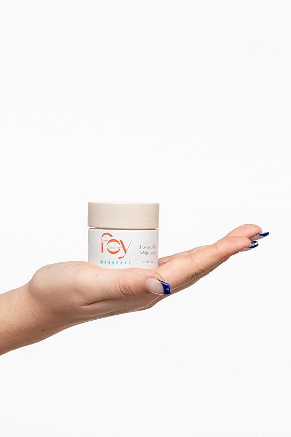 foy Illuminate+Smooth Eye and Lip Moisturizer - Luxurious Hydration and Anti-Aging Treatment with Hyaluronic Acid, Jojoba Seed Oil, and Antioxidants - 1 oz